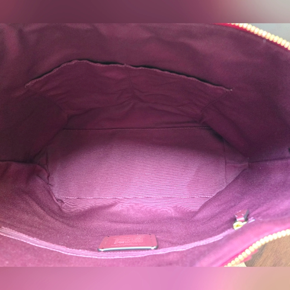 Coach Large Red Tote Bag - Picture 3 of 4